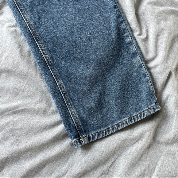 Asymmetric wide leg straight Jeans - Picture 6 of 6